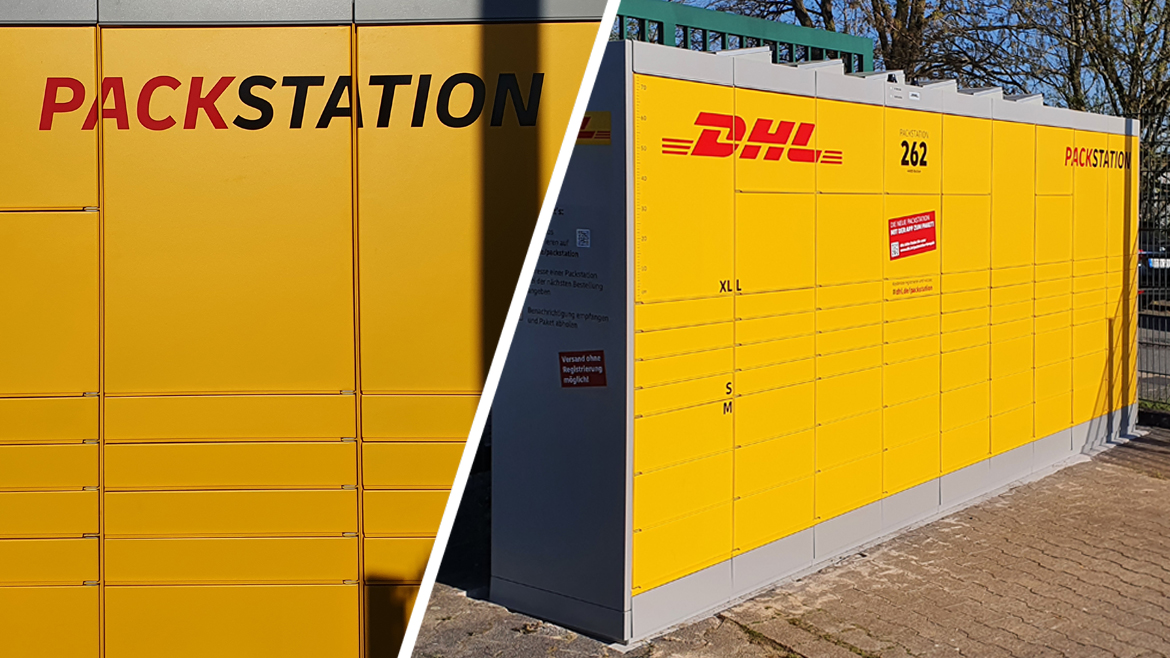 DHL-Packstation an der Backstube