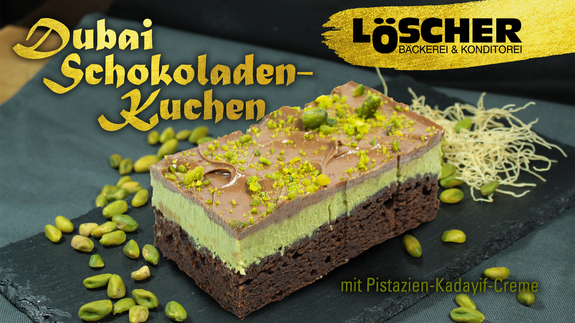 Dubai Schokoladen-Kuchen